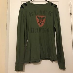 Long-sleeved Chicago Blackhawks 100% cotton